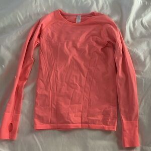 Lululemon Pink Long Sleeve Top